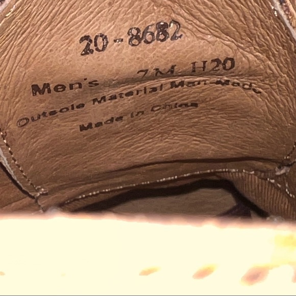 JOHNSTON MURPHY Oxford Cap Toe Dress Shoes 7M - Picture 9 of 9